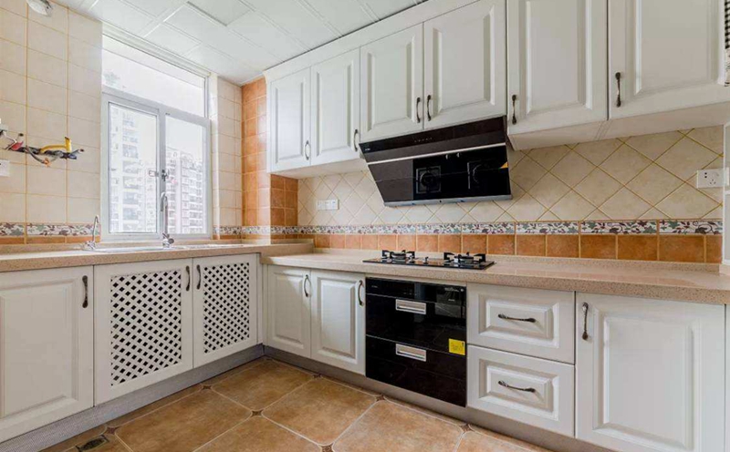 定制櫥柜吸油煙機(jī)安裝，星空梵高櫥柜