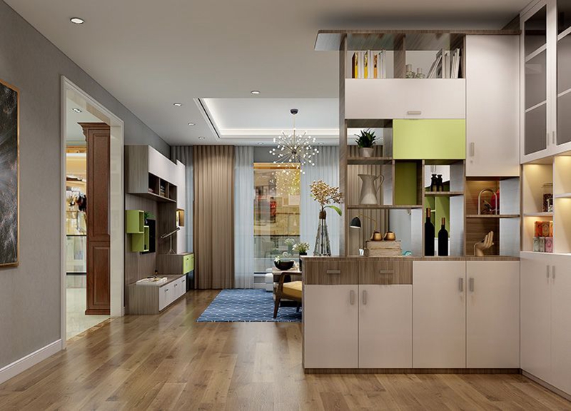 玄關(guān)柜定制，星空梵高全屋定制