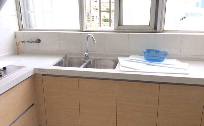 定制櫥柜水槽安裝，星空梵高定制櫥柜