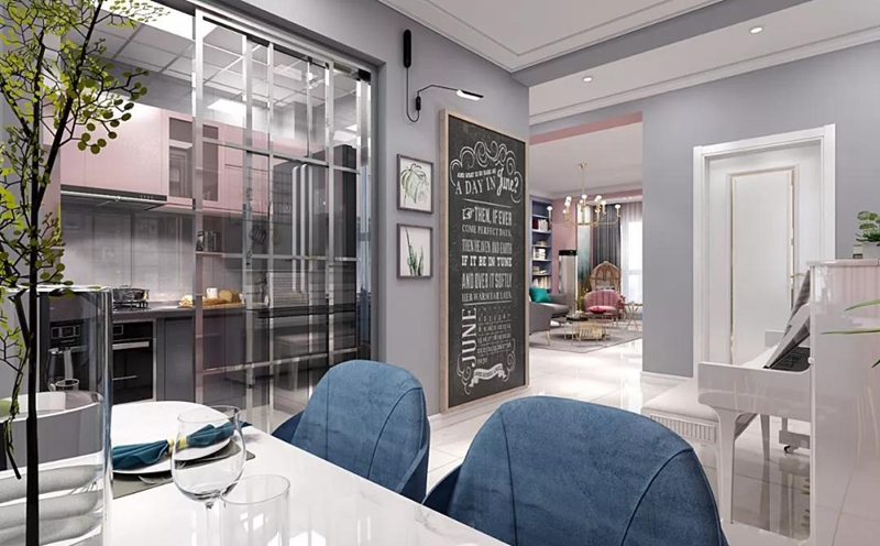 現(xiàn)代風格全屋定制，星空梵高全屋定制