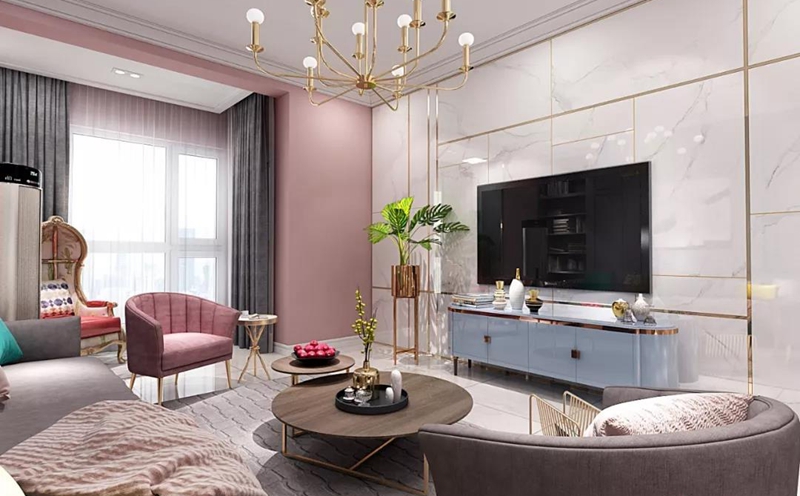 現(xiàn)代風格全屋定制，星空梵高全屋定制