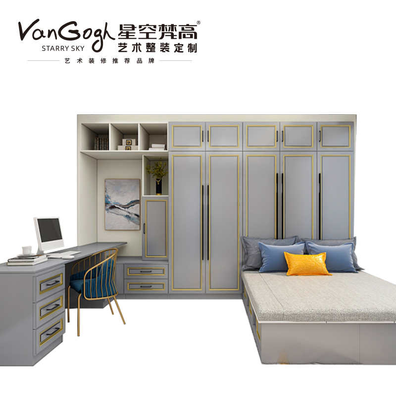 整體定制櫥柜 林茲之夜·法式門芯-3榻榻米 整體定制櫥柜 林茲之夜·法式門芯-3榻榻米